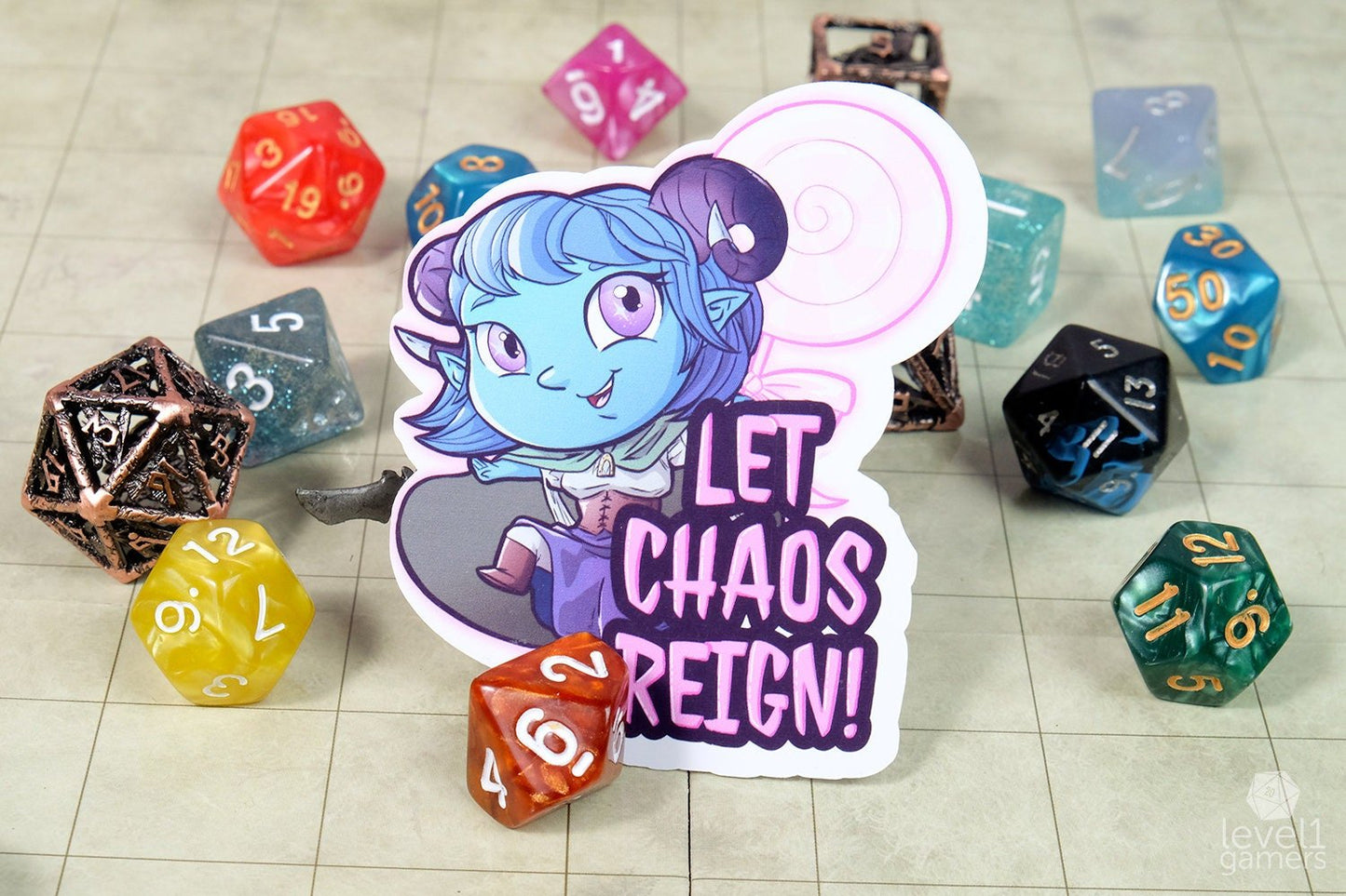 Chaos Jester Sticker Level 1 Gamers