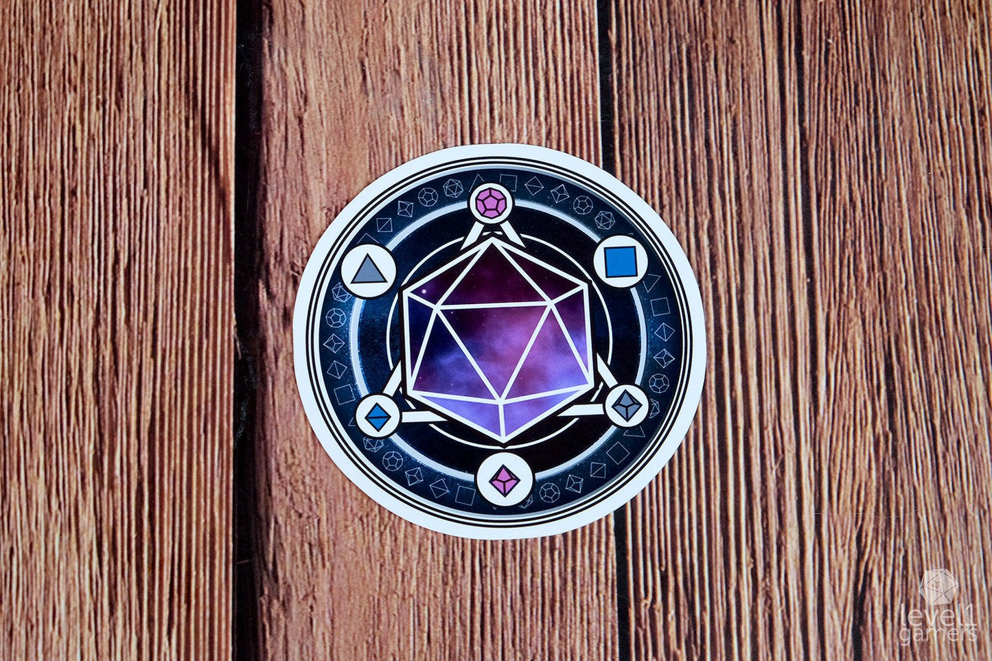 Magic Dice Circle Sticker Level 1 Gamers