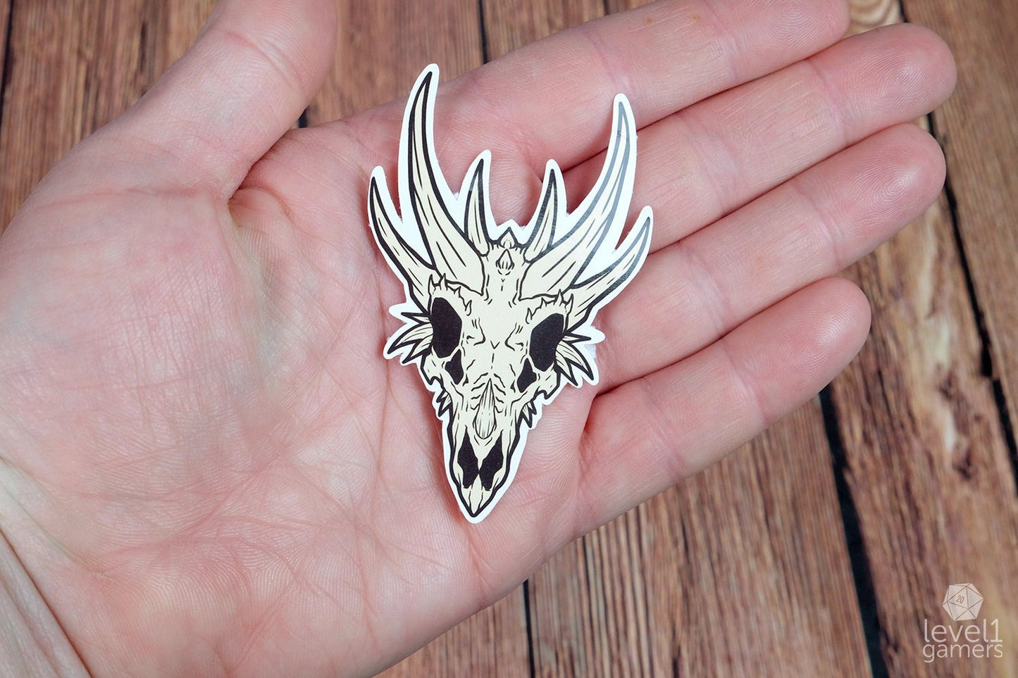 Dragon Skull Sticker Level 1 Gamers