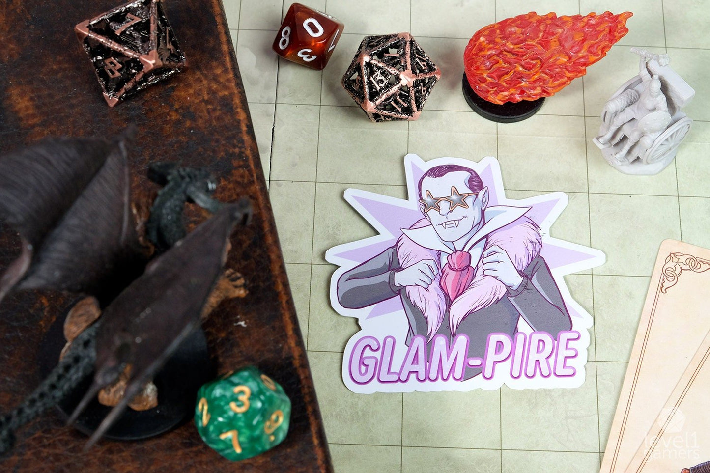 Glampire Sticker Level 1 Gamers