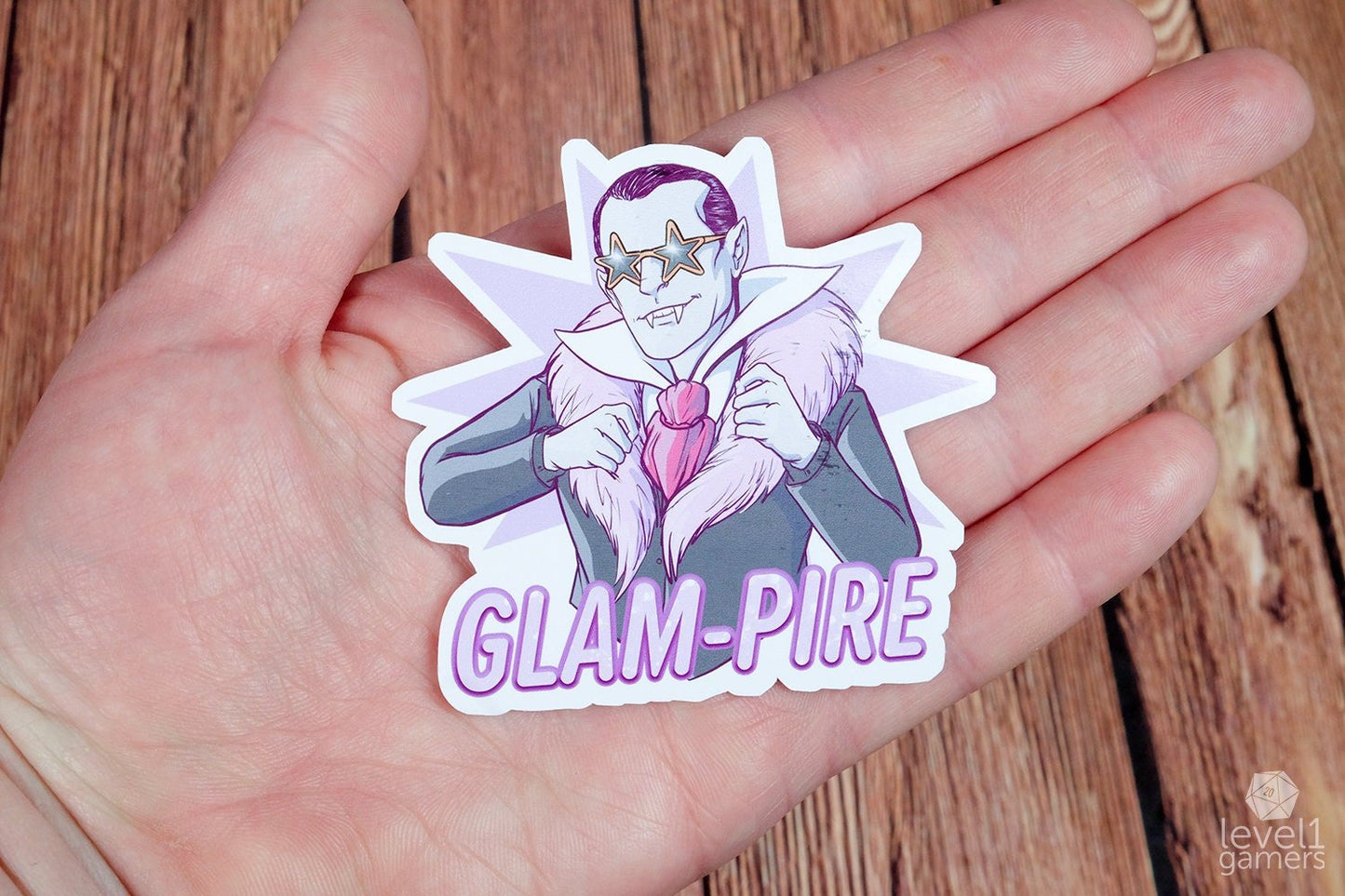 Glampire Sticker Level 1 Gamers