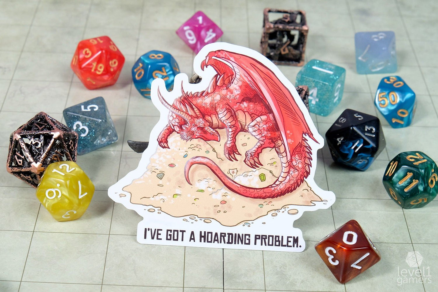 Hoarding Problem Sticker Level 1 Gamers