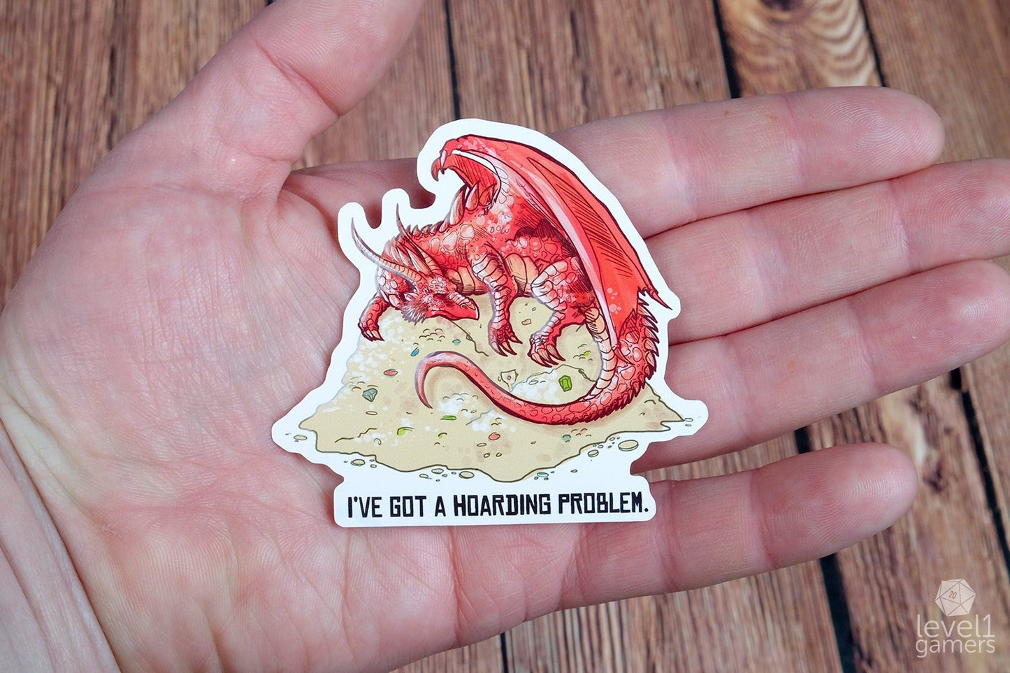 Hoarding Problem Sticker Level 1 Gamers