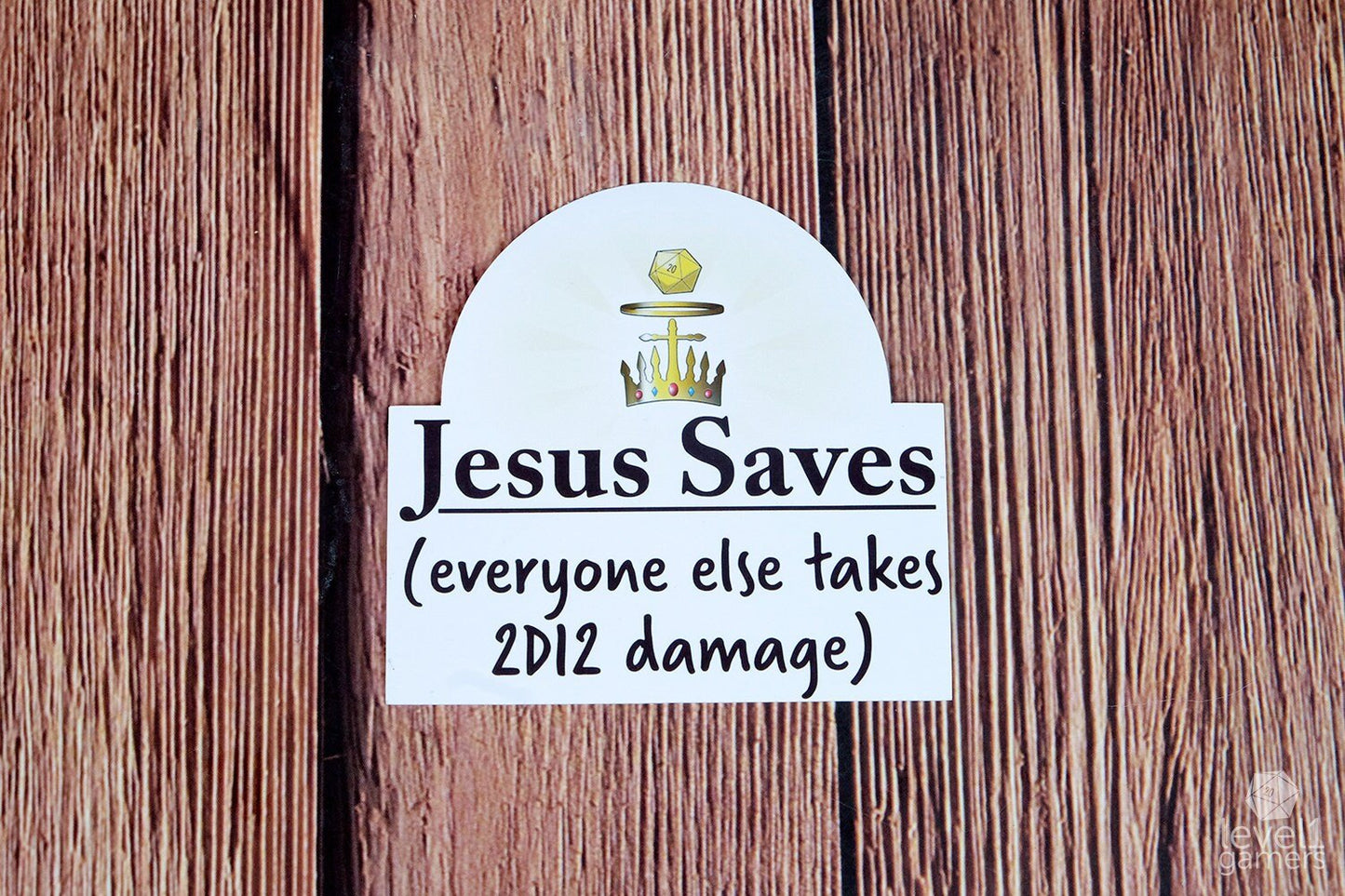 Jesus Saves Sticker Level 1 Gamers