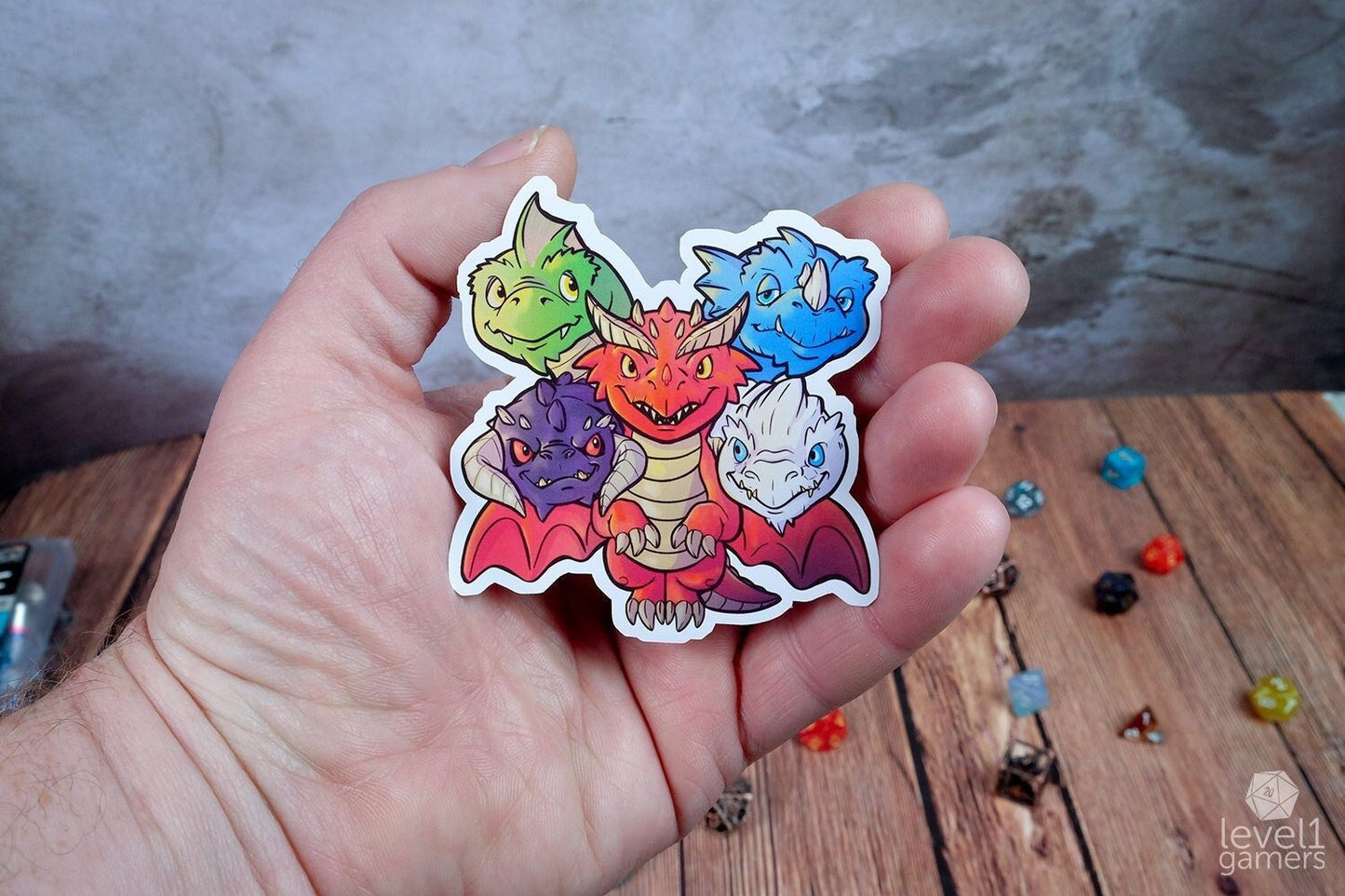 Lil T (AKA Tiamat) Sticker Level 1 Gamers