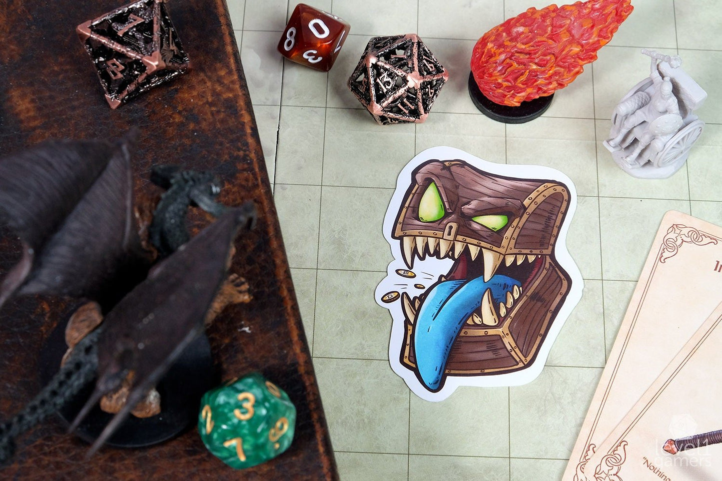 Mimic Chest Sticker Level 1 Gamers