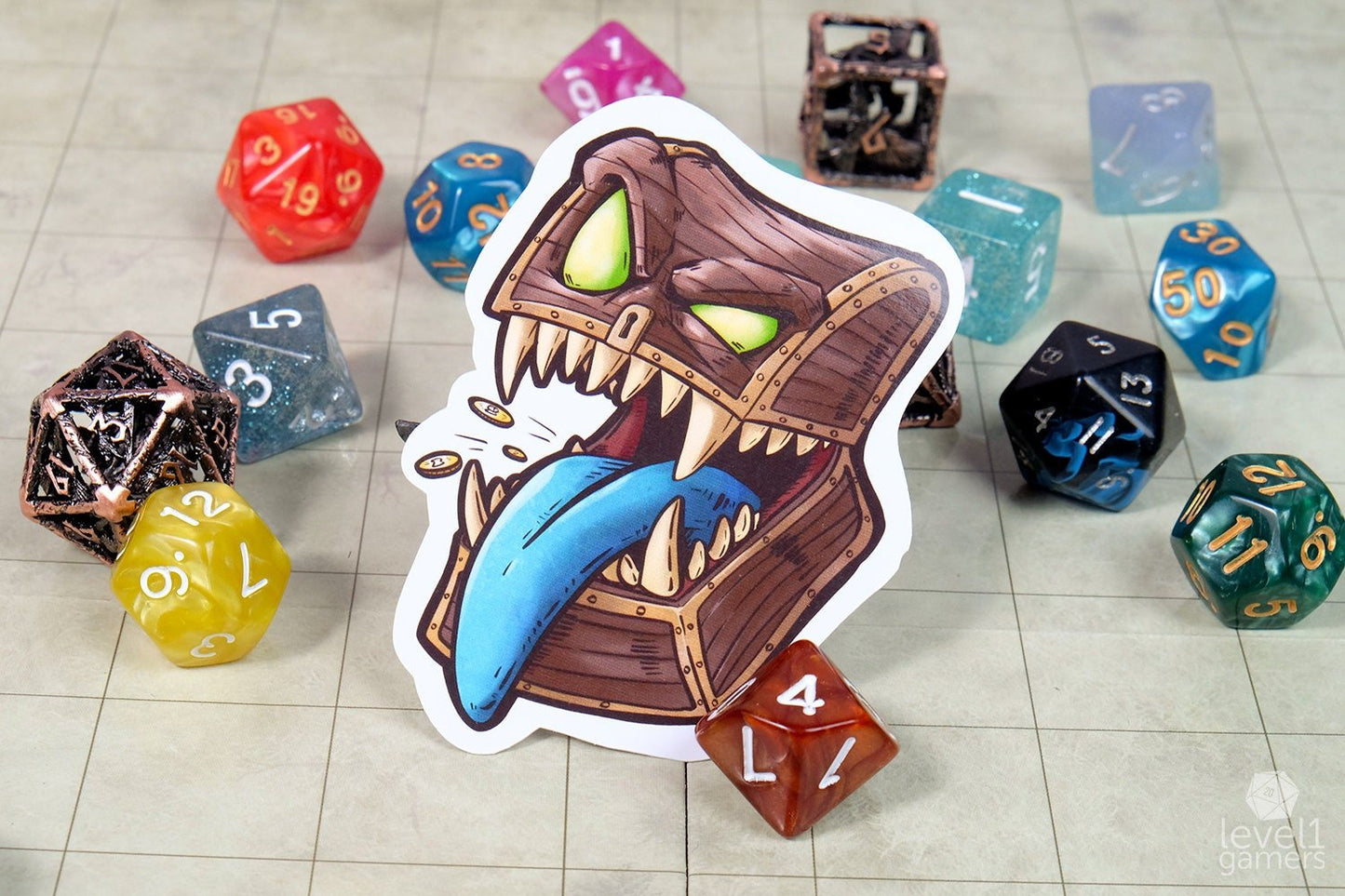 Mimic Chest Sticker Level 1 Gamers