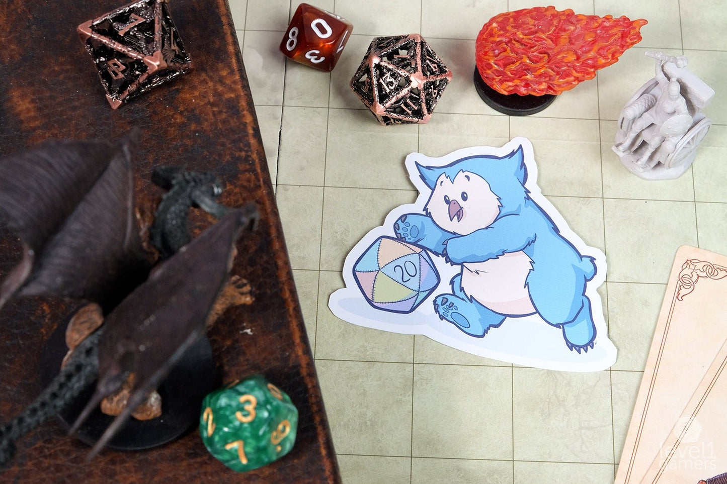 Owlbear Sticker Level 1 Gamers