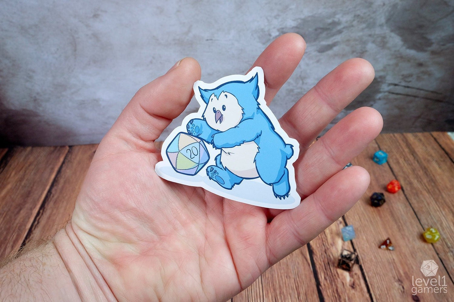 Owlbear Sticker Level 1 Gamers