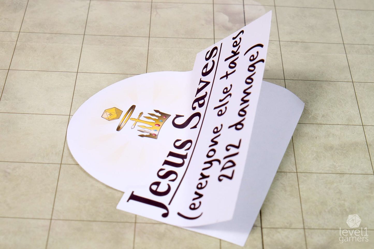 Jesus Saves Sticker Level 1 Gamers