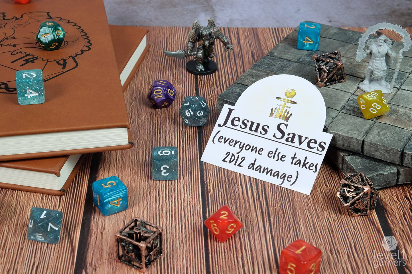 Jesus Saves Sticker Level 1 Gamers
