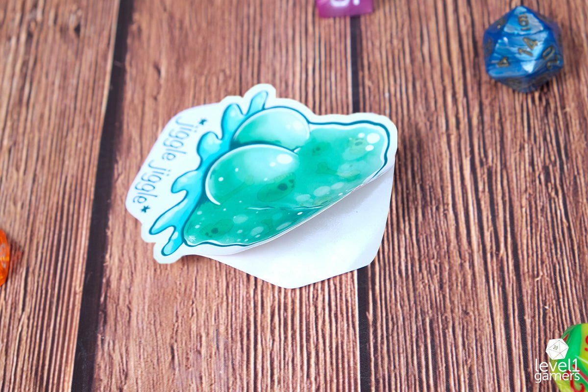 Dummy Thicc Gelatinous Cube Sticker Level 1 Gamers