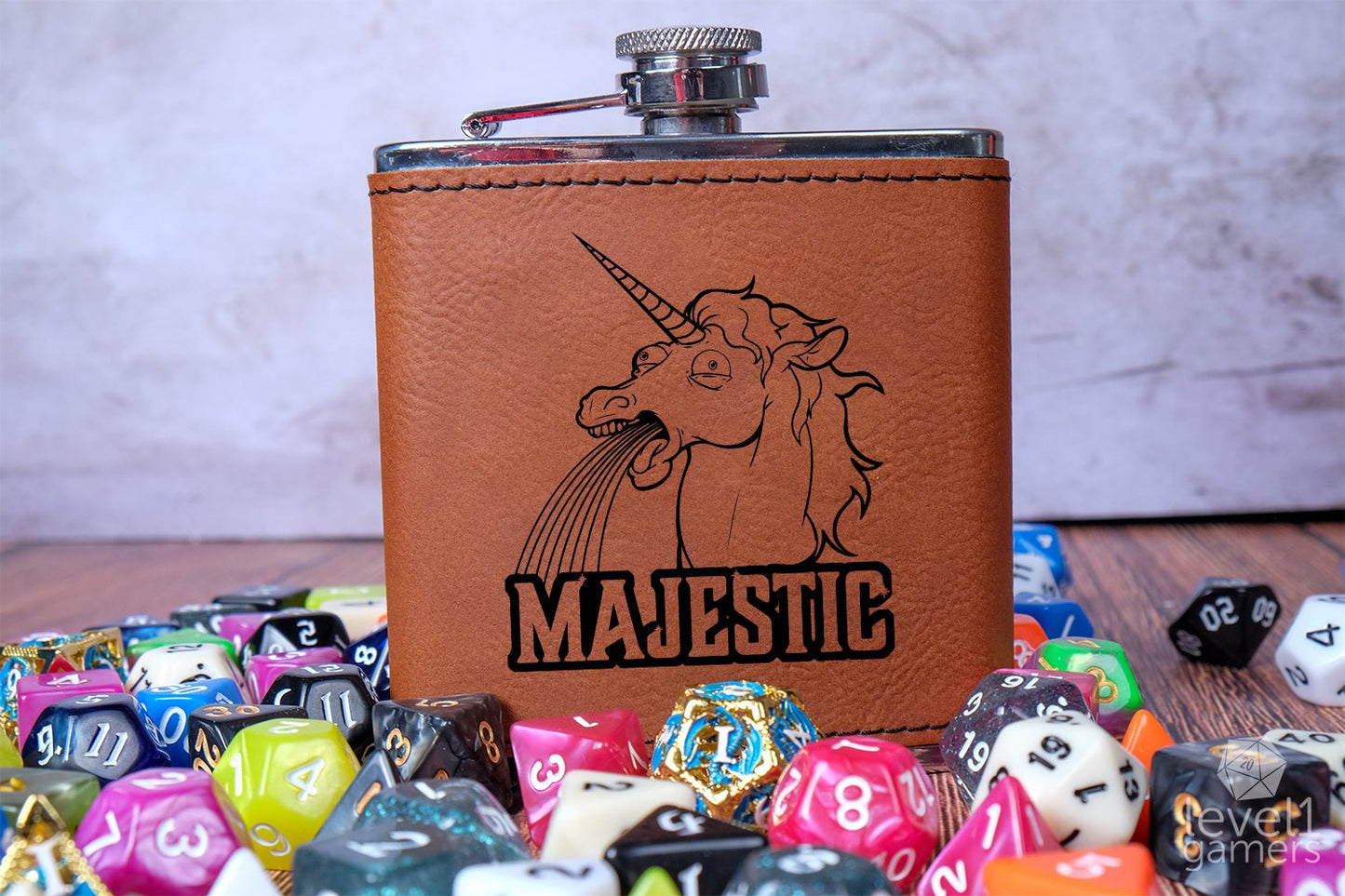 Majestic Unicorn Flask Level 1 Gamers