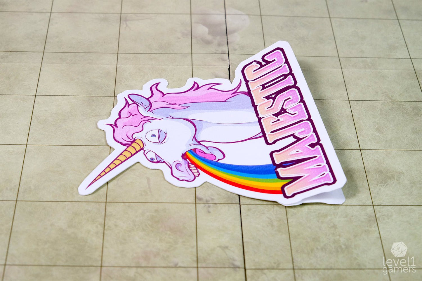 Majestic Unicorn Sticker Level 1 Gamers