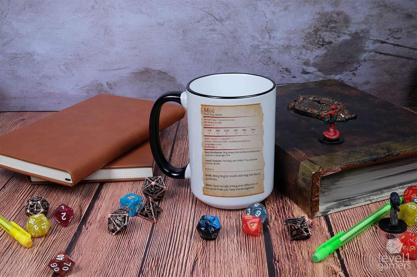 Mug Stat Card Mug Level 1 Gamers