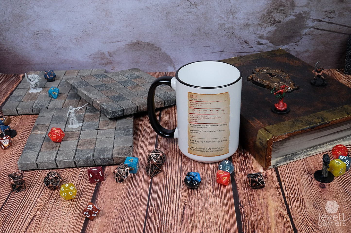 Mug Stat Card Mug Level 1 Gamers