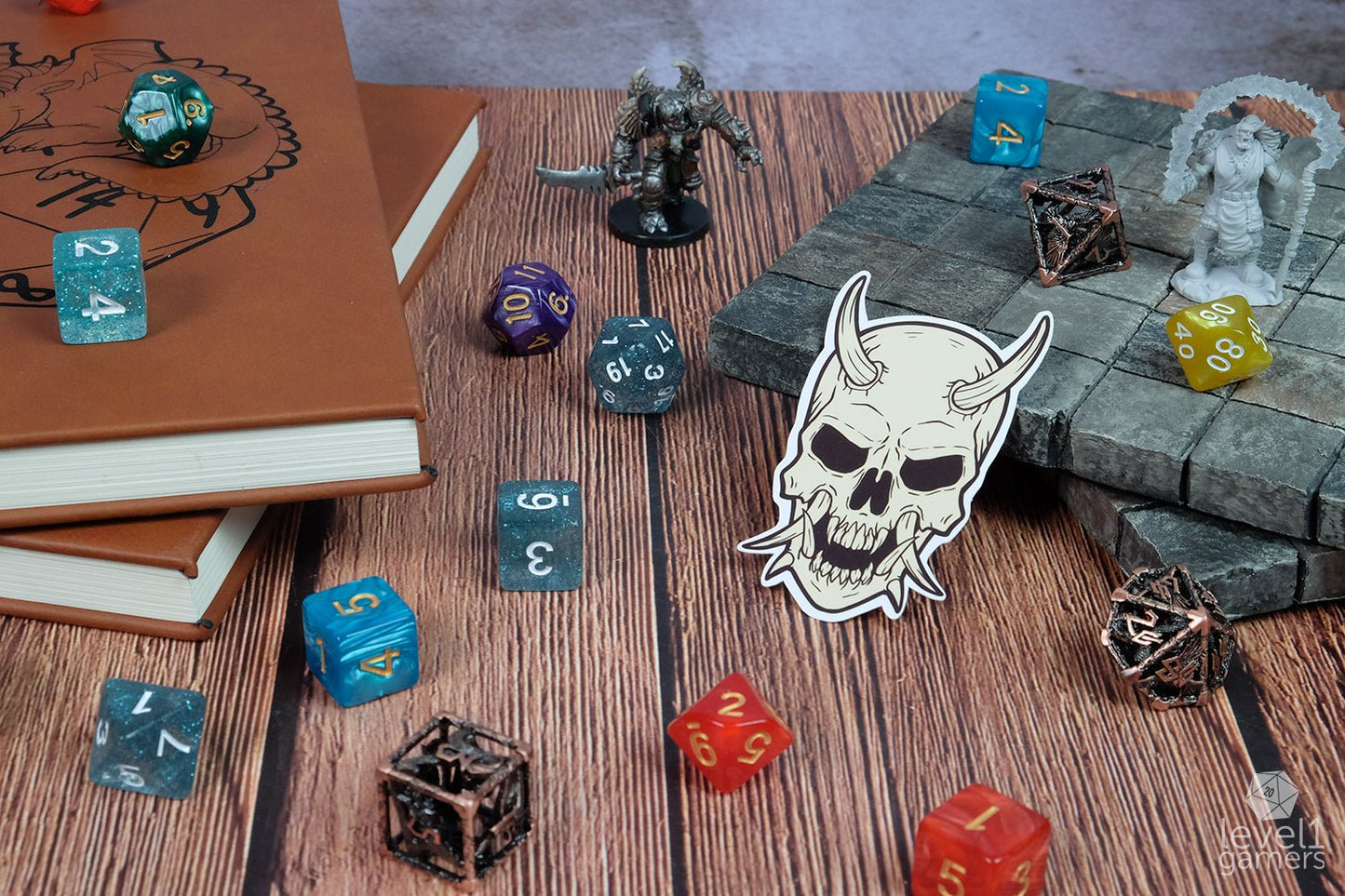 Oni Skull Sticker Level 1 Gamers