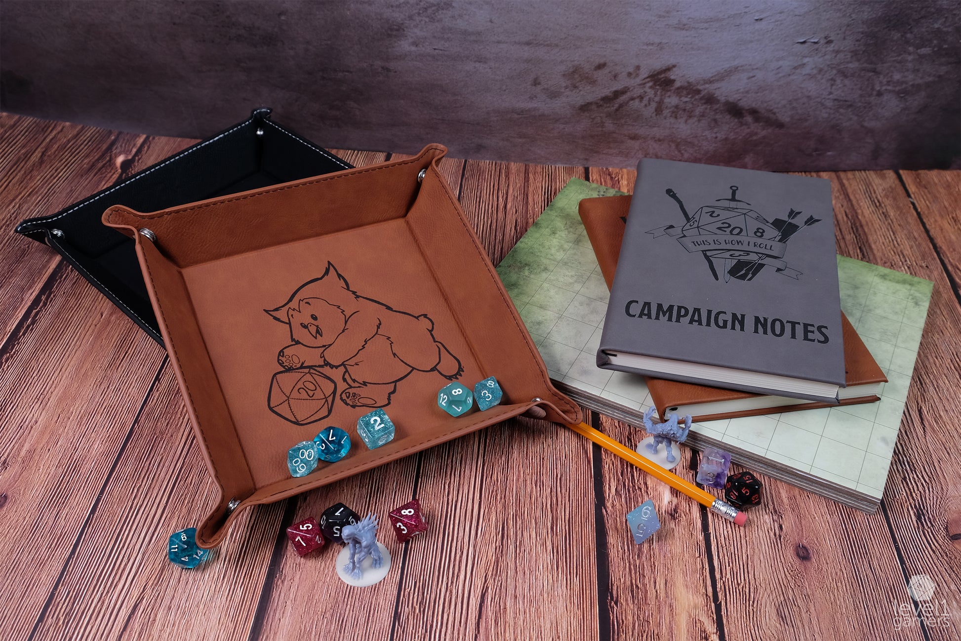 Owlbear Dice Tray Dice Trays Level 1 Gamers