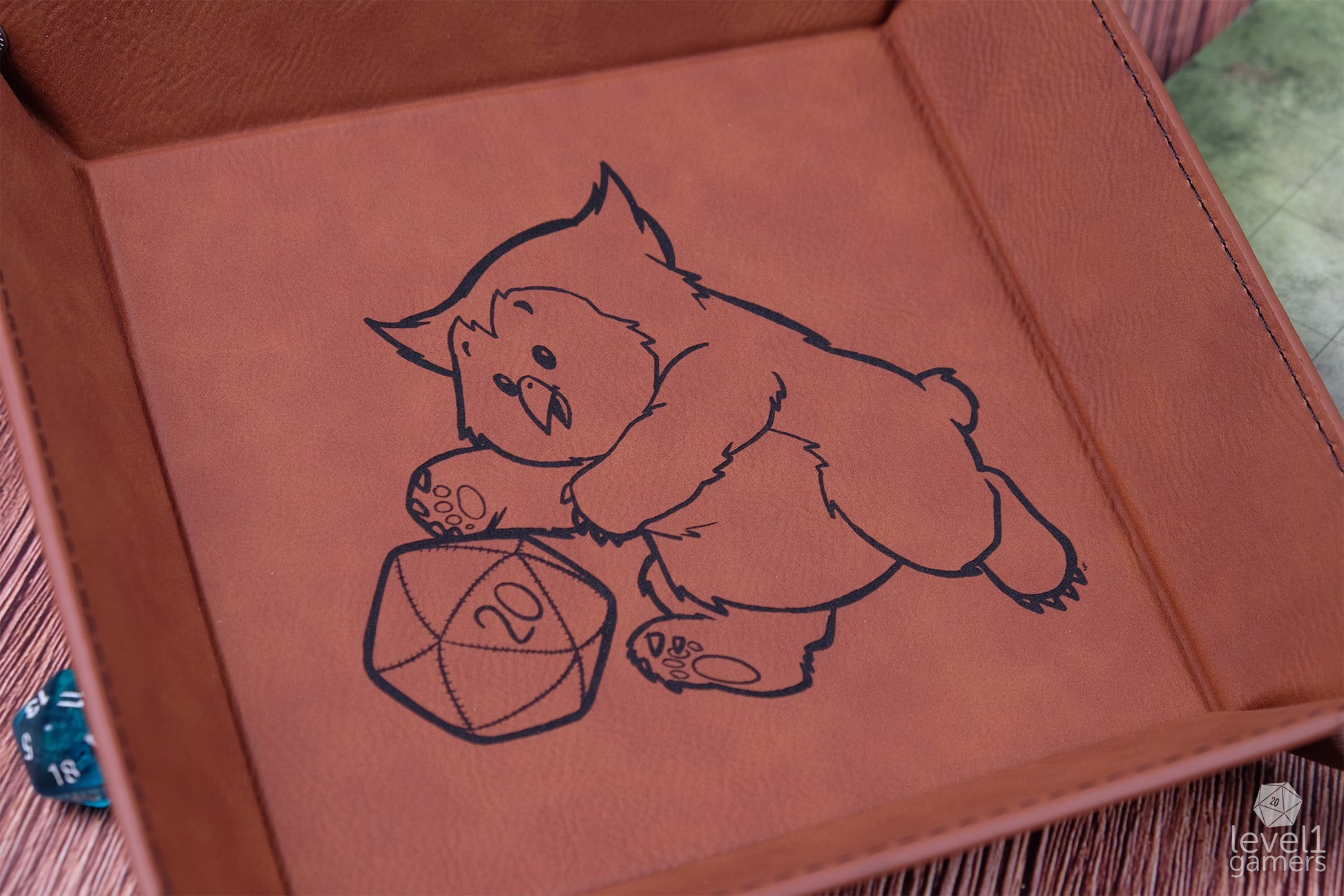 Owlbear Dice Tray Dice Trays Level 1 Gamers