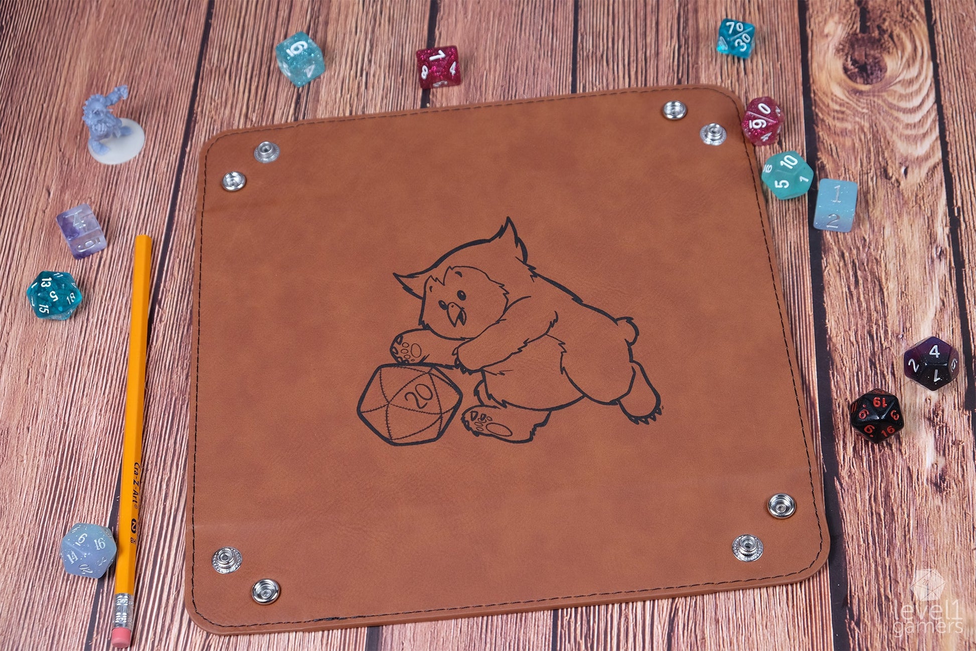 Owlbear Dice Tray Dice Trays Level 1 Gamers