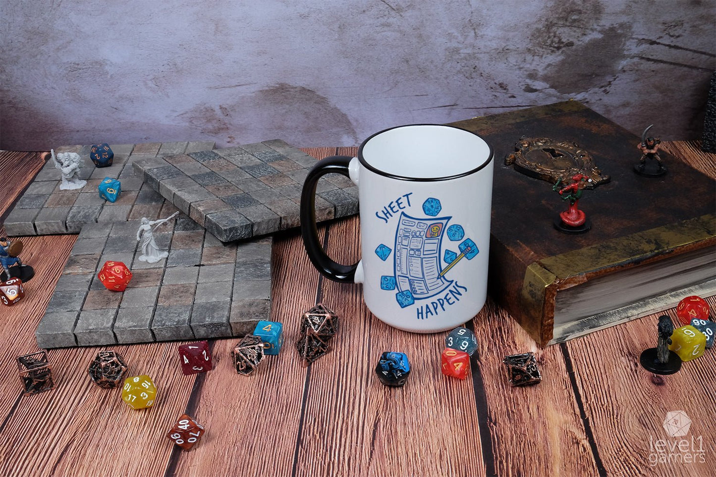 Sheet Happens Mug Mugs Level 1 Gamers