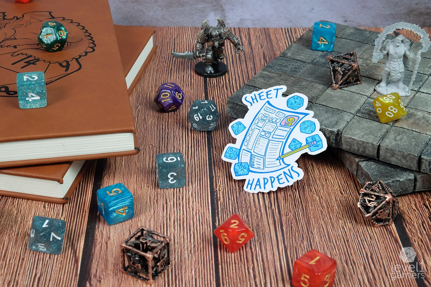 Sheet Happens Sticker Level 1 Gamers