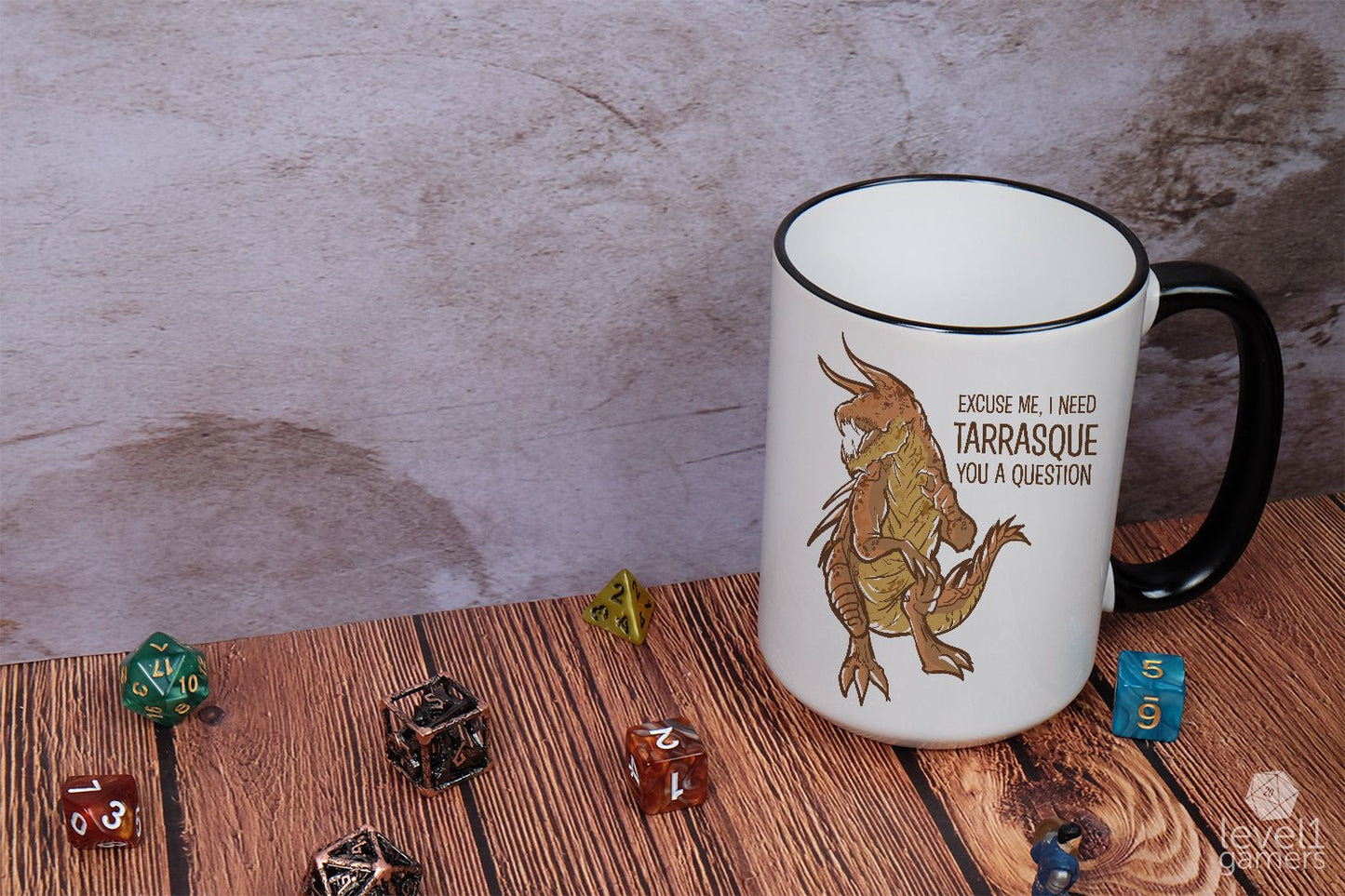 I Need Tarrasque You A Question Mug Level 1 Gamers