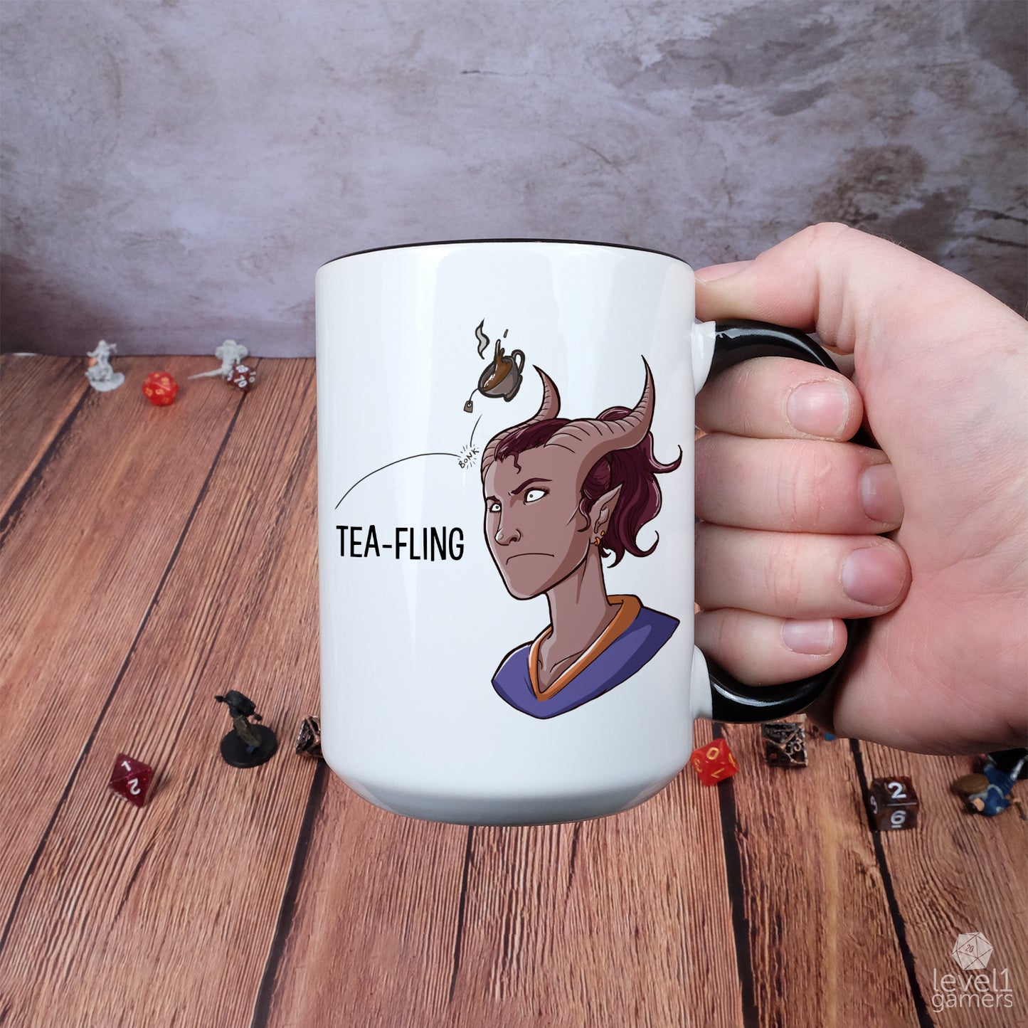Tea-Fling (Female) Mug Level 1 Gamers