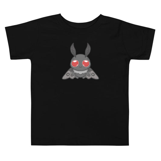 Baby Mothman Toddler Short Sleeve Tee  Level 1 Gamers Black 2T