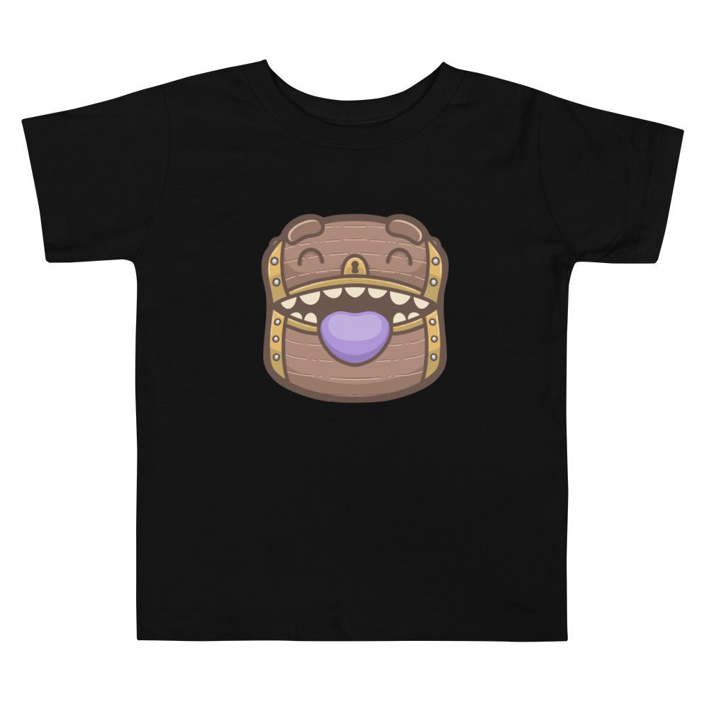 Baby Mimic Toddler Short Sleeve Tee  Level 1 Gamers Black 2T