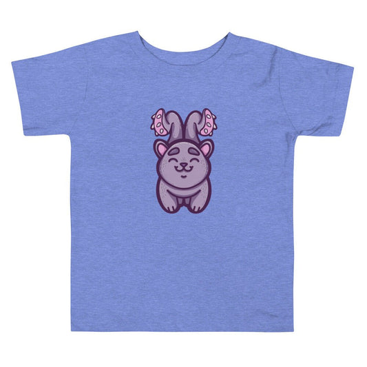 Baby Displacer Toddler Short Sleeve Tee  Level 1 Gamers Heather Columbia Blue 2T