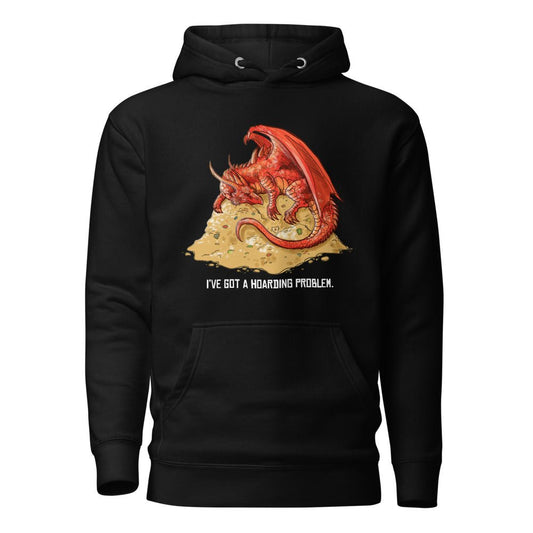 I've Got A Hoarding Problem Unisex Hoodie  Level 1 Gamers Black S