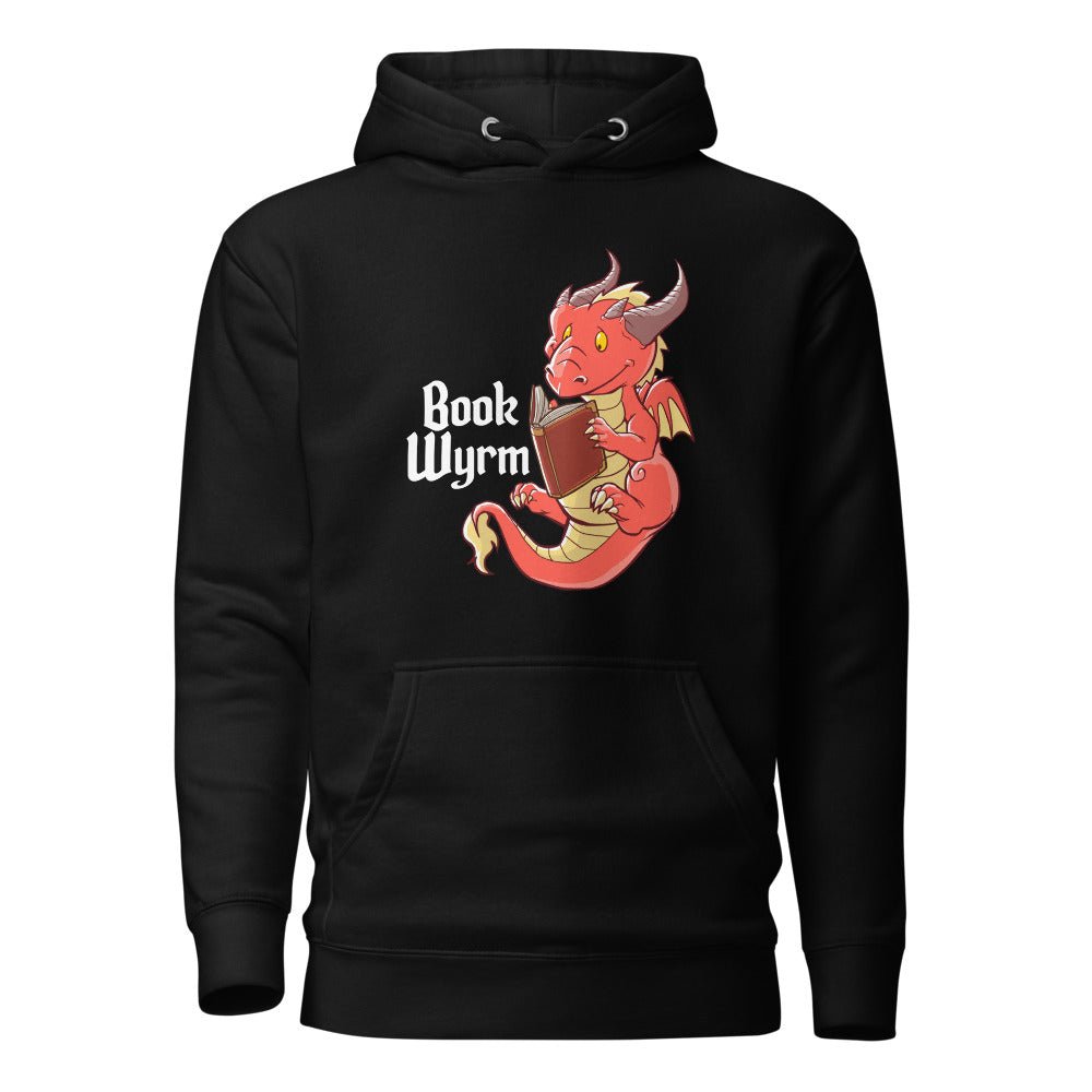 Book Wyrm Unisex Hoodie  Level 1 Gamers Black S