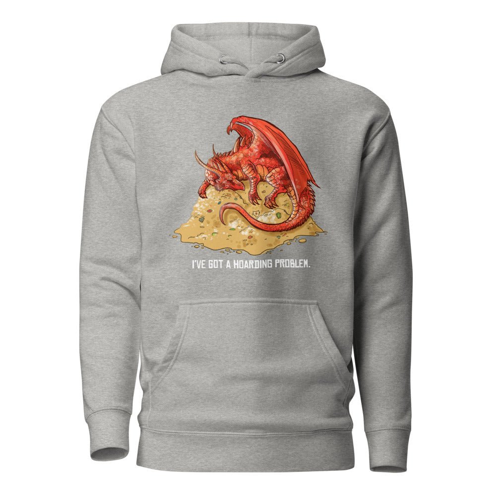 I've Got A Hoarding Problem Unisex Hoodie Level 1 Gamers Carbon Grey S
