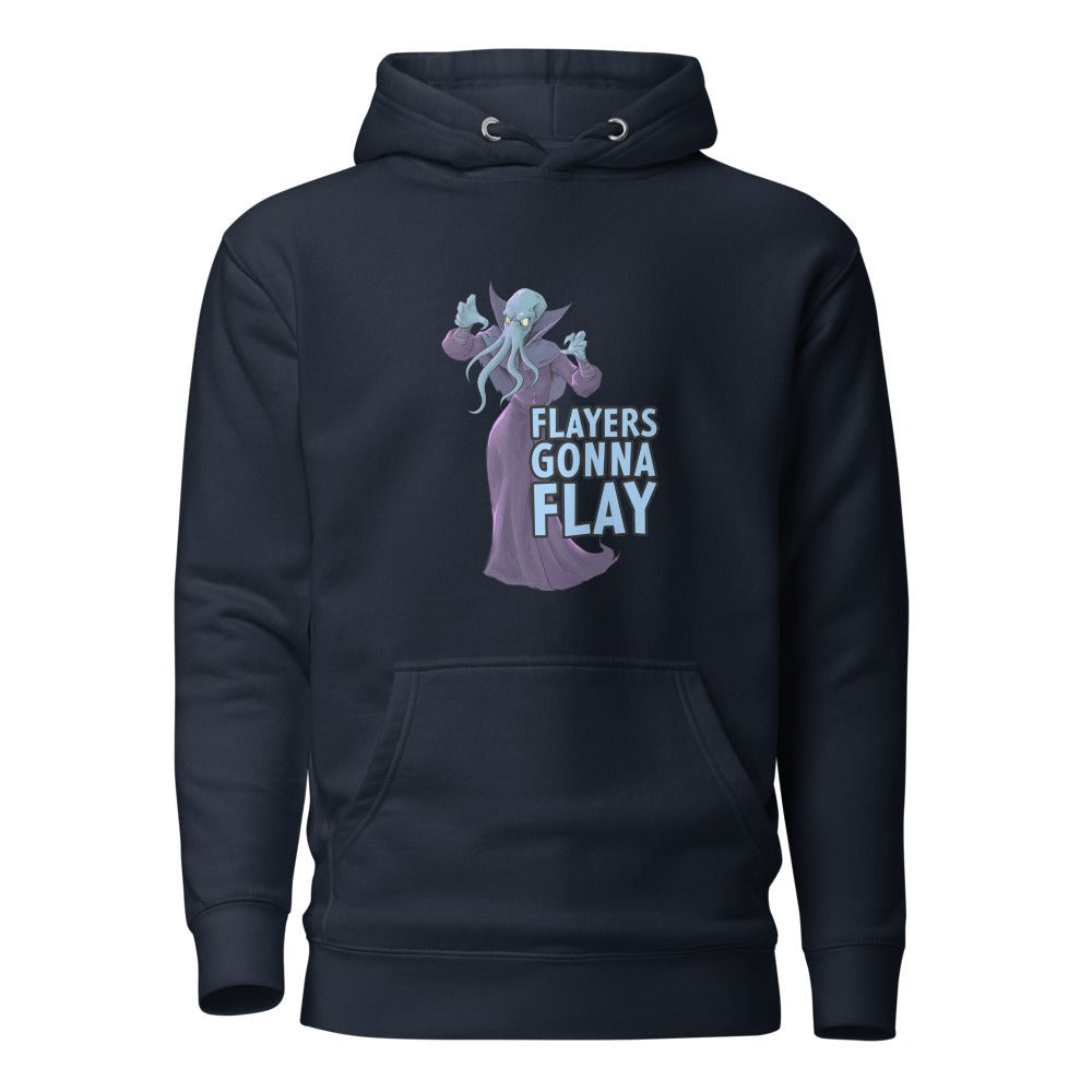 Flayers Gonna Flay Unisex Hoodie  Level 1 Gamers Navy Blazer S