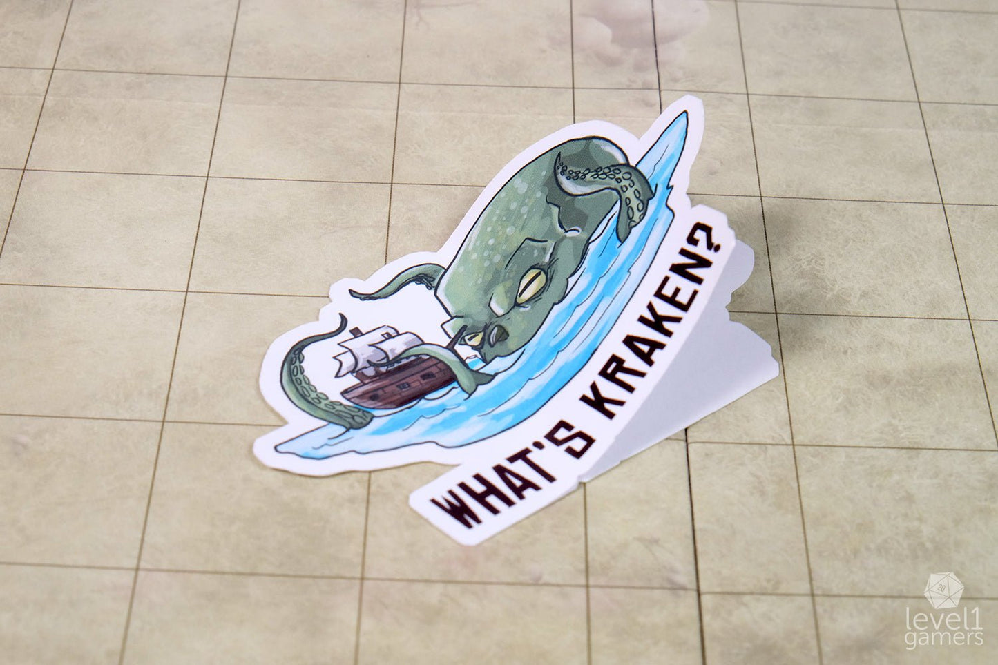 What's Kraken Sticker Level 1 Gamers