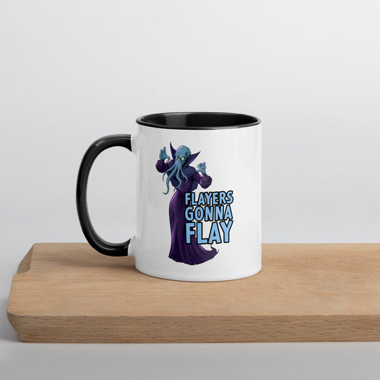 Flayers Gonna Flay Mug with Color Inside  Level 1 Gamers Black 11oz