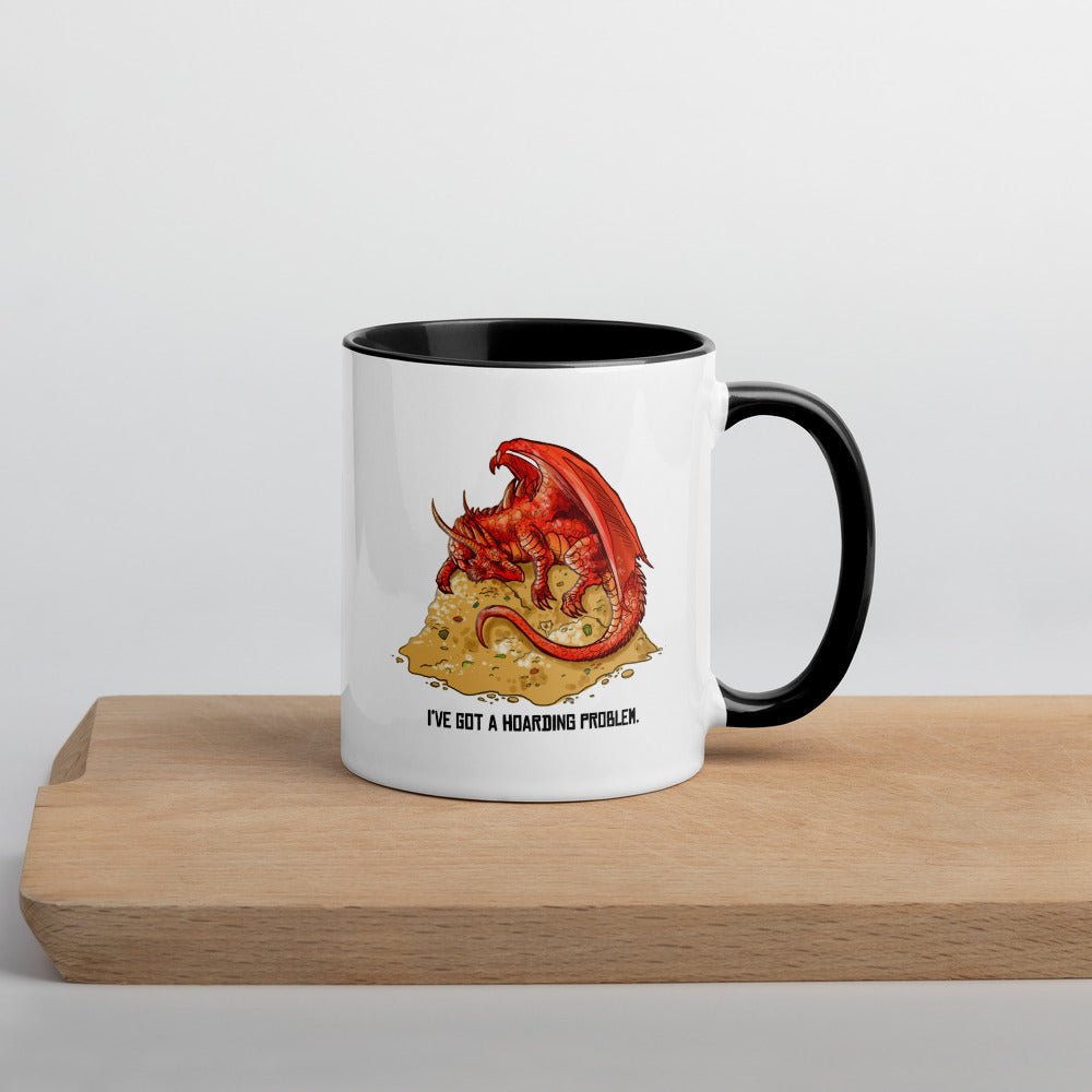 Hoarding Problem (Dragon) Mug  Level 1 Gamers Black 11oz