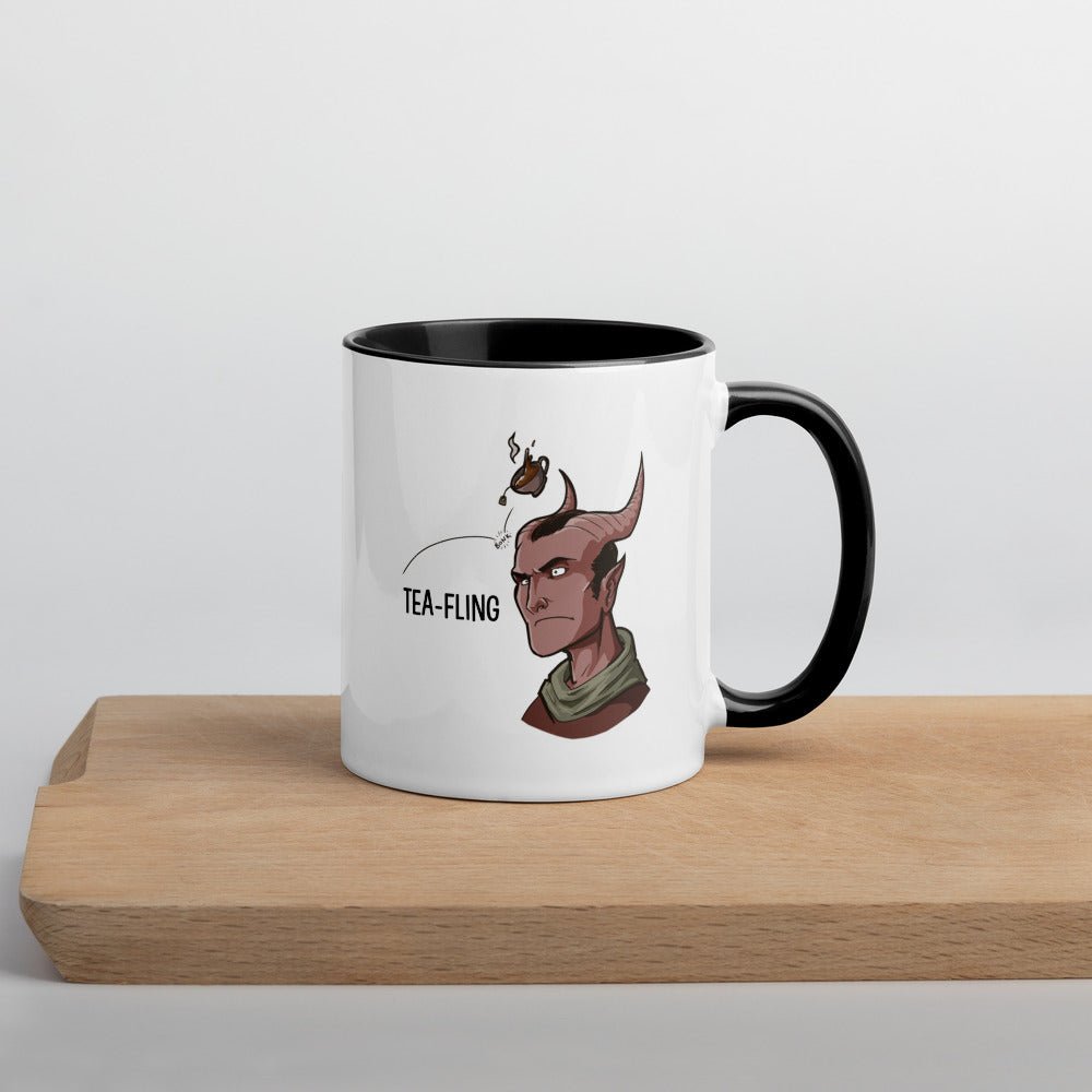 Tea-Fling Mug  Level 1 Gamers Black 11oz
