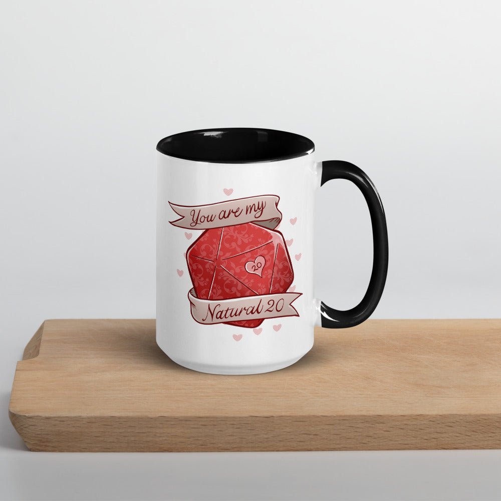 You Are My Natural 20 Mug Level 1 Gamers Black 15oz