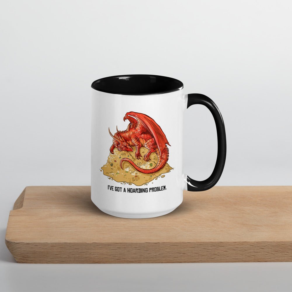 Hoarding Problem (Dragon) Mug  Level 1 Gamers Black 15oz