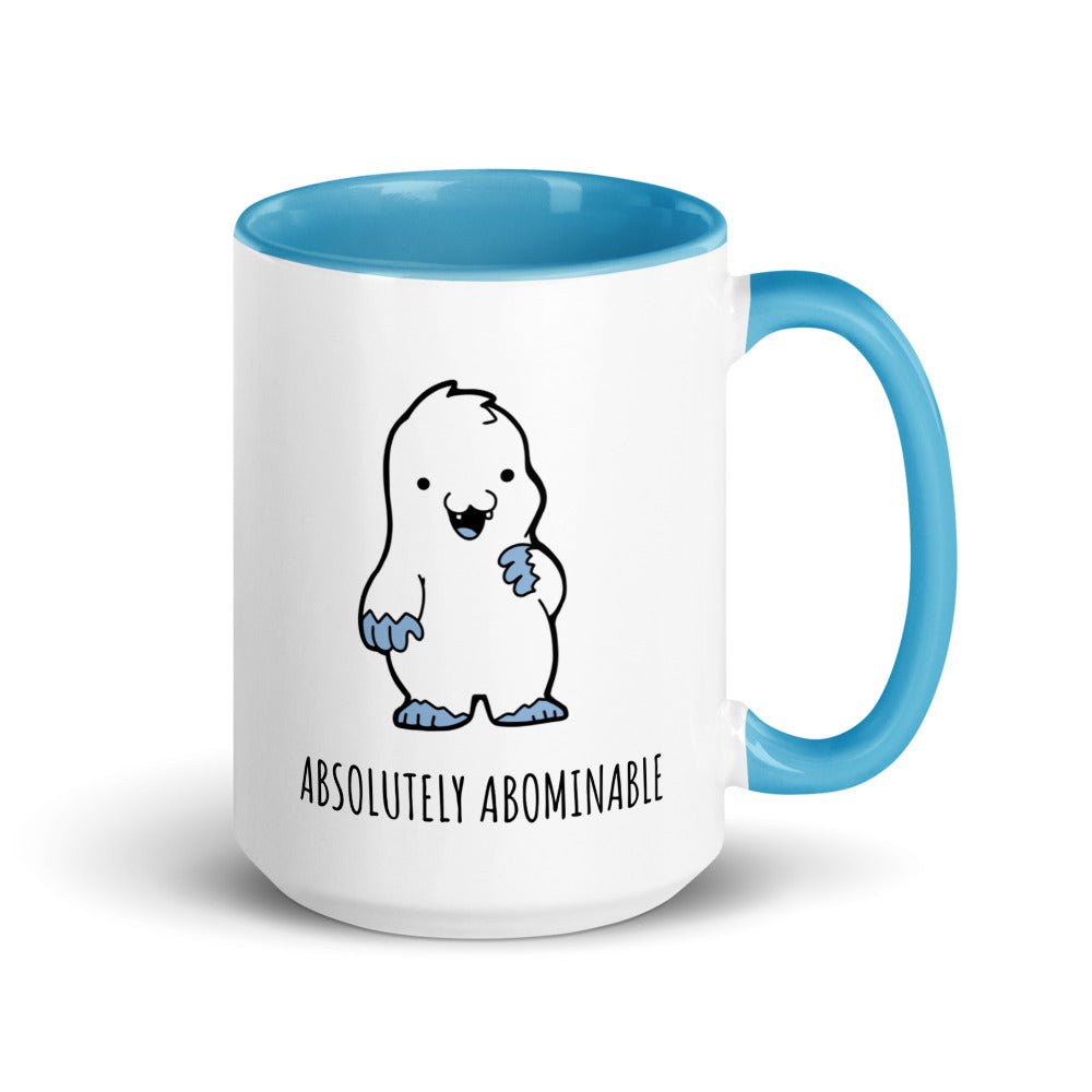 Abominable Baby Yeti Mug with Color Inside Level 1 Gamers Blue 15oz