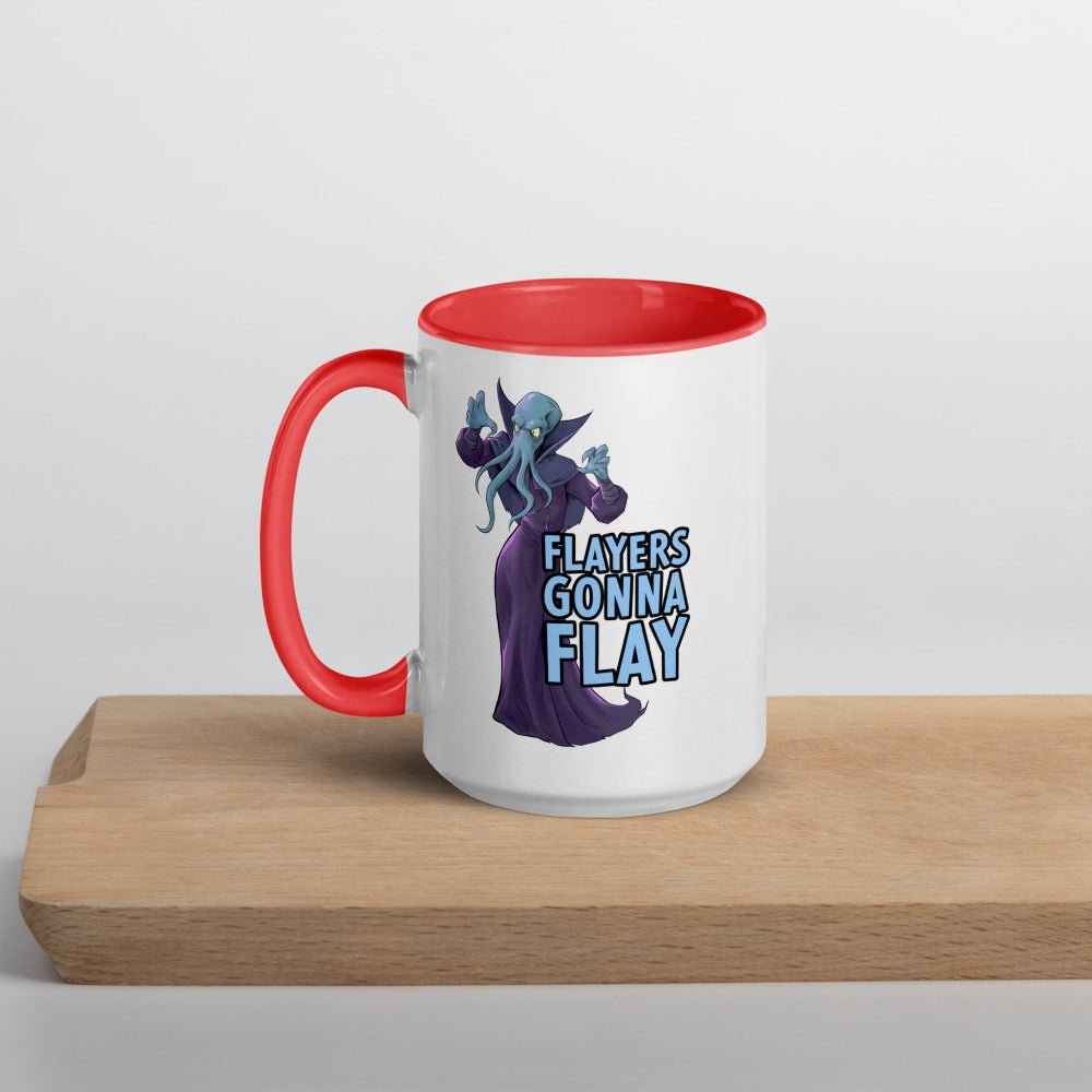 Flayers Gonna Flay Mug with Color Inside  Level 1 Gamers Red 15oz