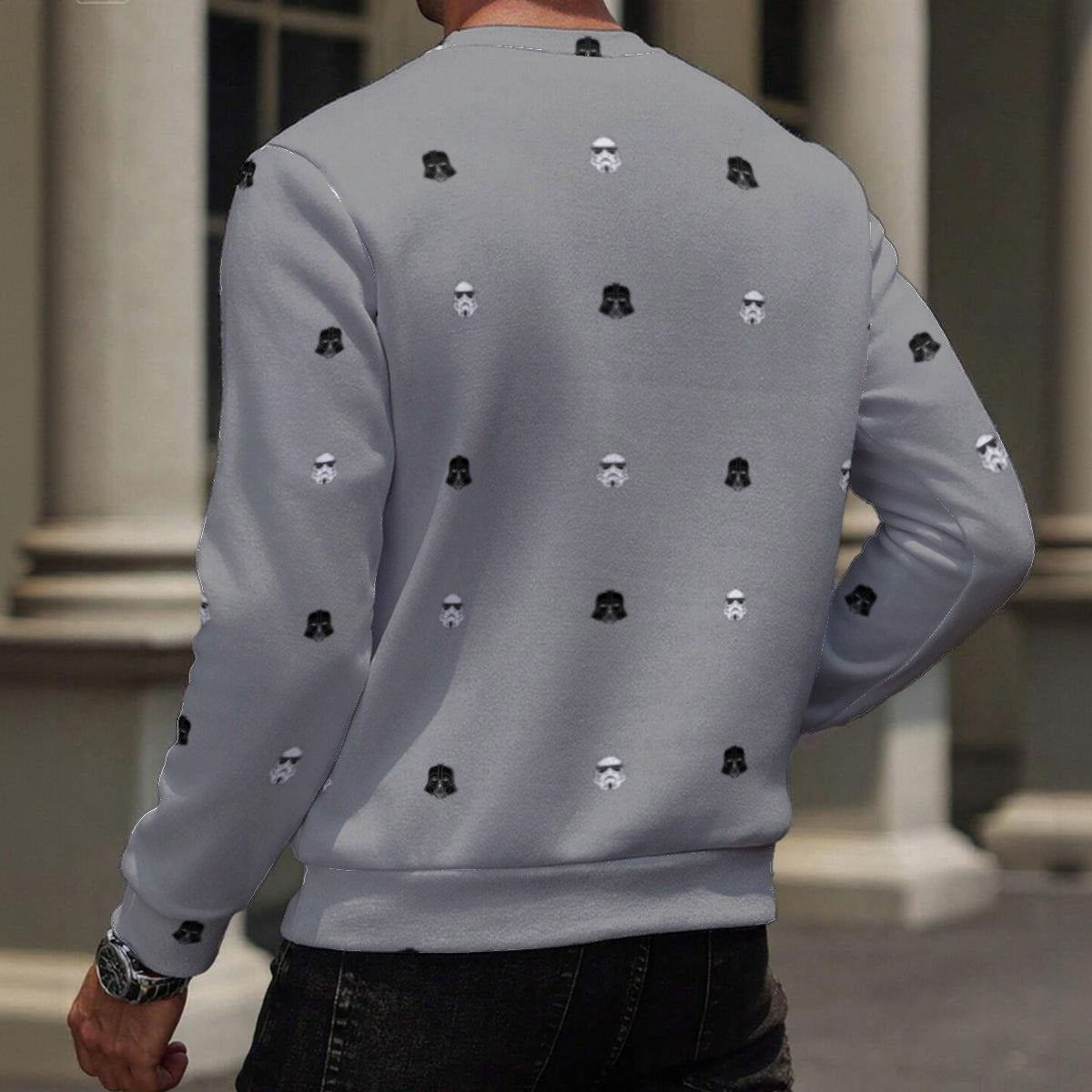 Vader and Stormtrooper Fuzzy Fleece Sweatshirt Yoycol
