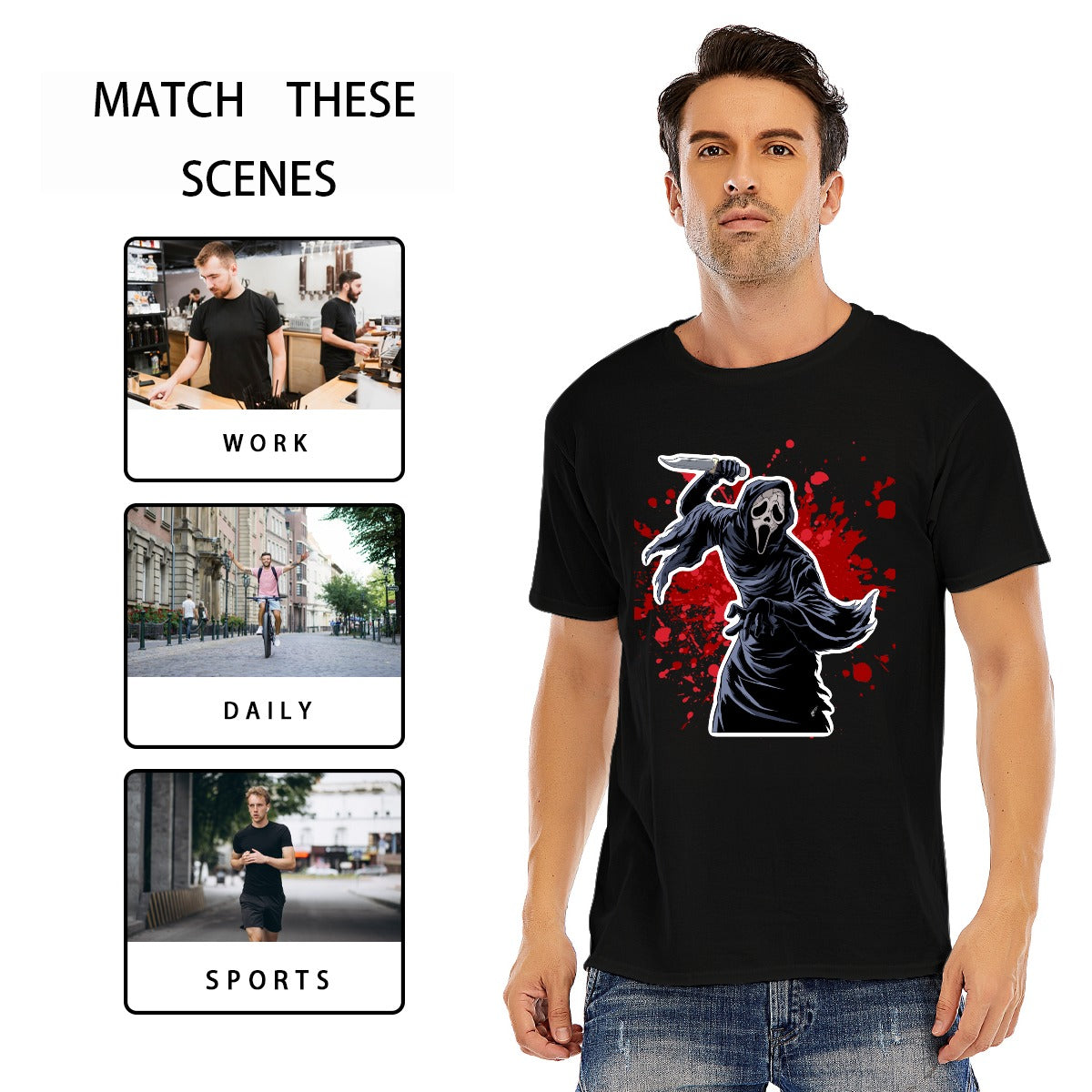 Ghostface Fanart T-shirt Yoycol