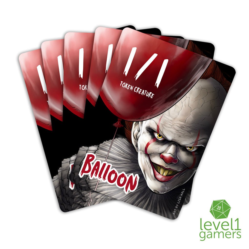 Balloon (Pennywise) Token Magic Card Pack (5 Cards) Level 1 Gamers