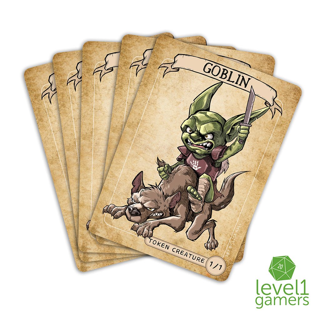 Fierce Goblin Token Magic Card Pack (5 Cards) - Preorder Level 1 Gamers