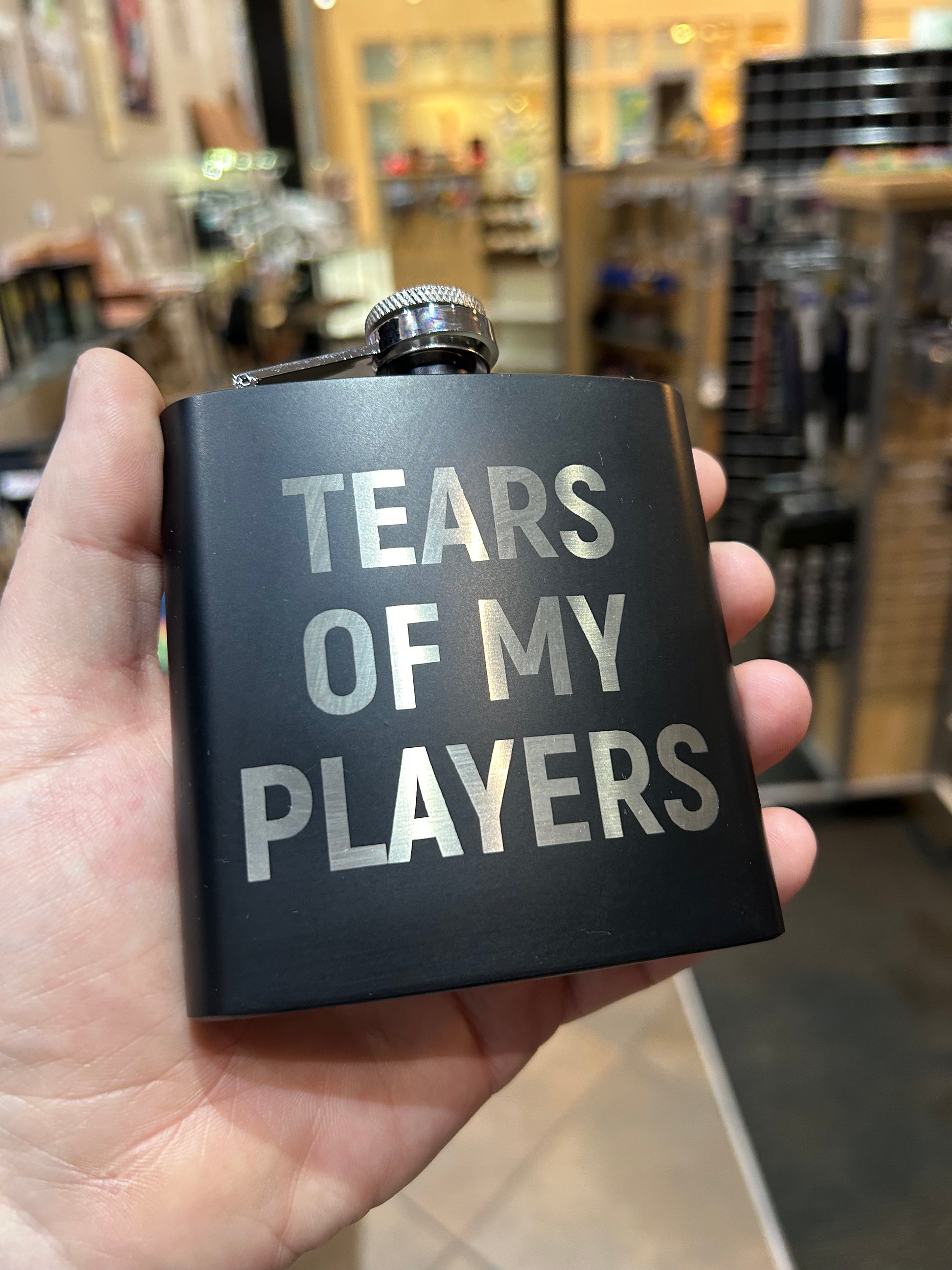 Tears Of My Players Stainless Steel Flask Flasks Level 1 Gamers   