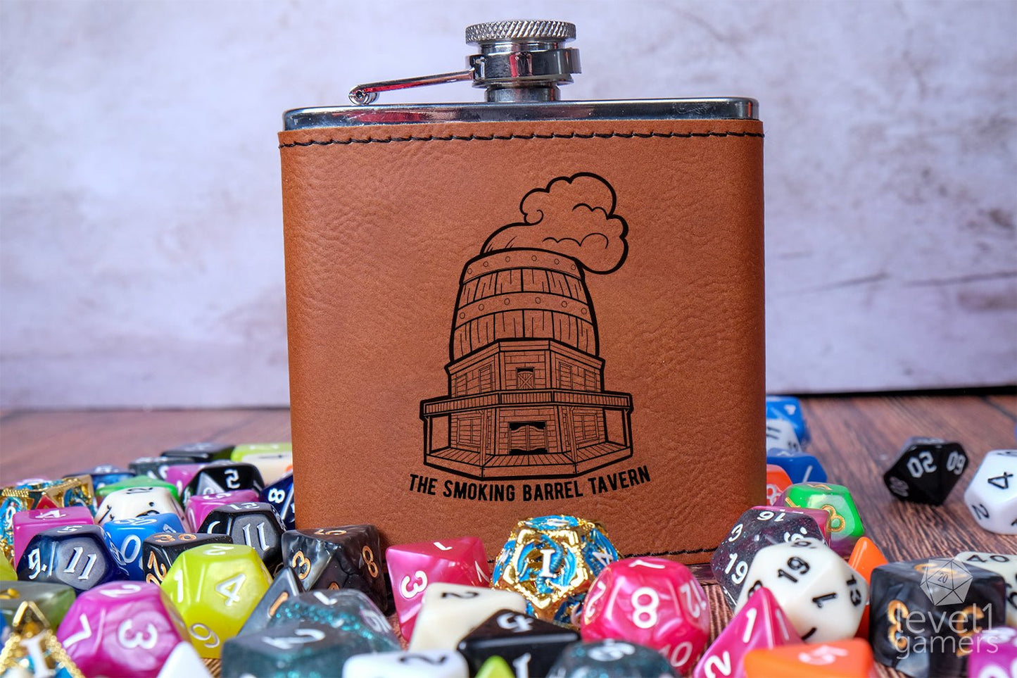 The Smoking Barrel Tavern Flask Box Set - FanX Preorder  Level 1 Gamers   