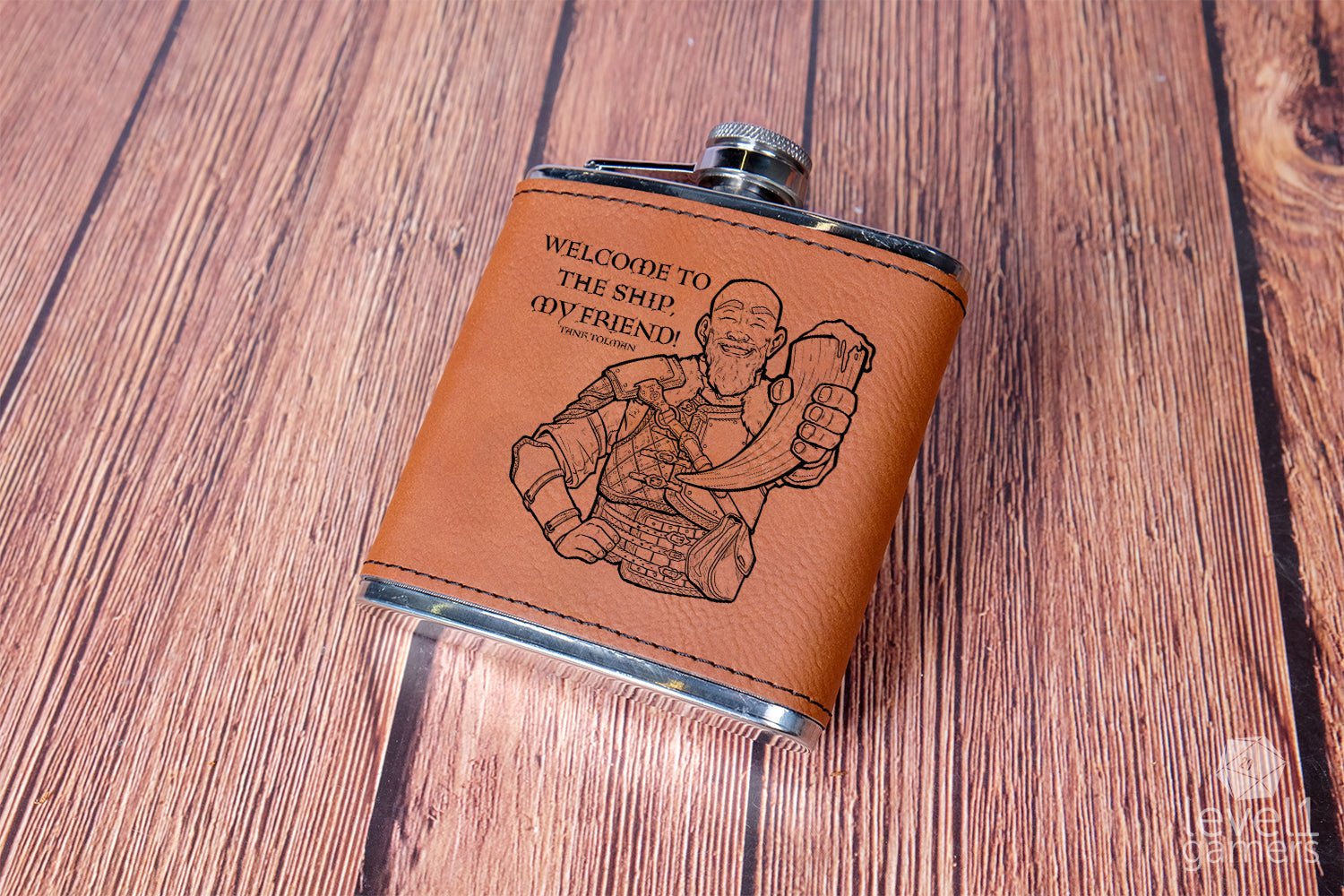 Tank Tolman Drinking Horn Flask Box Set - FanX Preorder  Level 1 Gamers   